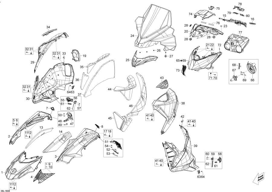 Snowmobiles   - Hood Adventure - 600 Ace - Hood Adventure - 600 Ace