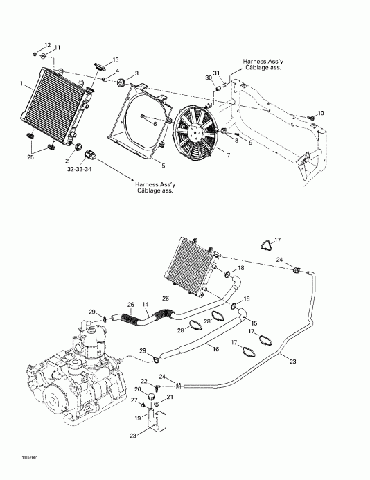  BRP Traxter, 7400/ 7401/7413/7414, 1999 -  System