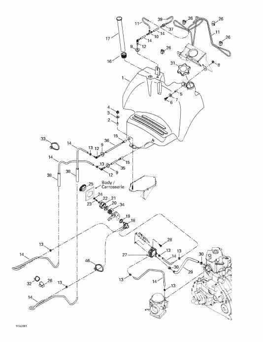    Traxter, 7400/7401, 2000 - Fuel Tank