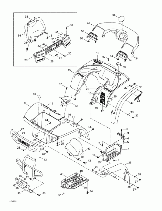   Traxter, 7400/7401, 2000  - Body And Accessories