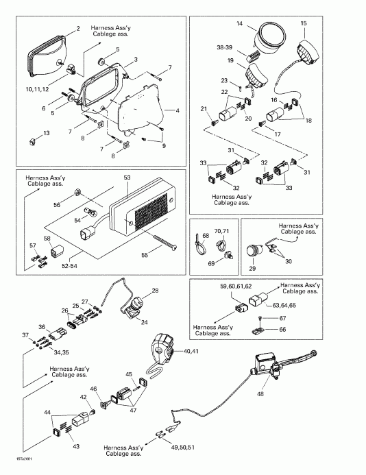 ATV   Traxter, 7400/7401, 2000 - Main Harness And Electrical Accessories