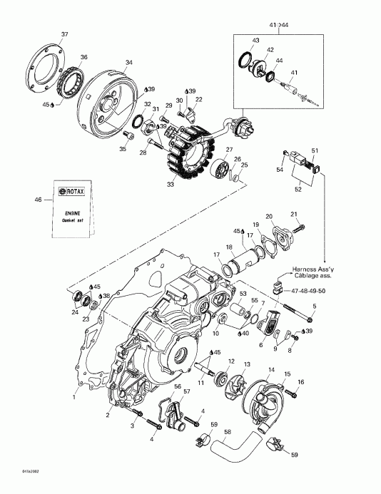 ������������ BRP Traxter, 7405/7406, 2000 - Ignition And Water Pump