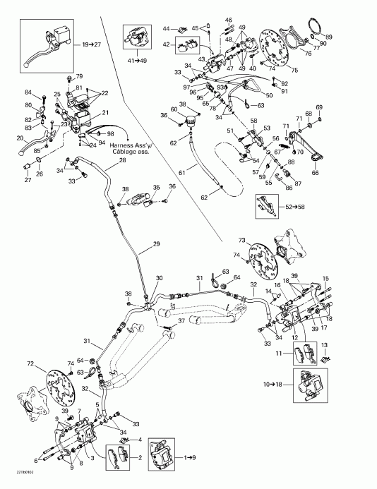  BRP DS 650, 7404, 2001 - Hydraulic 