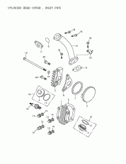 01-   ,   172-01 (01- Cylinder Head Cover, Inlet Pipe 172-01)