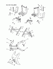 09- , Foot Rest,  172-17 (09- Arm, Foot Rest, Bumper 172-17)