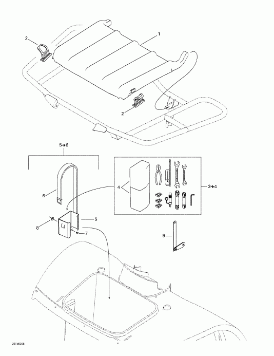   Quest, Green/vert, 2002  - Front Tray
