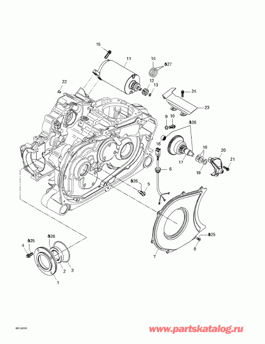 ATV BRP Quest XT, 2002 - Electric Starter