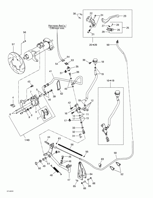  BRP Quest XT, 2002 - Rear Hydraulic 