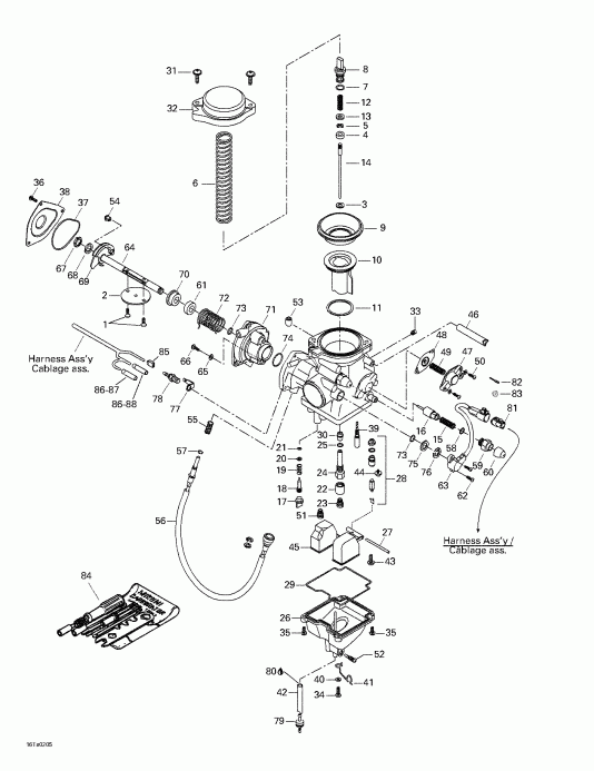 BRP Traxter Autoshift, 2002 - Carburetor