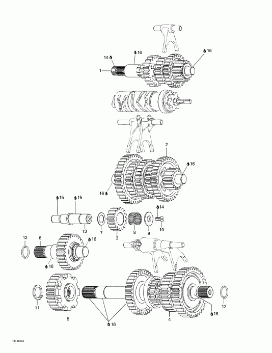   Traxter XL, 7477, 2002  - Transmission