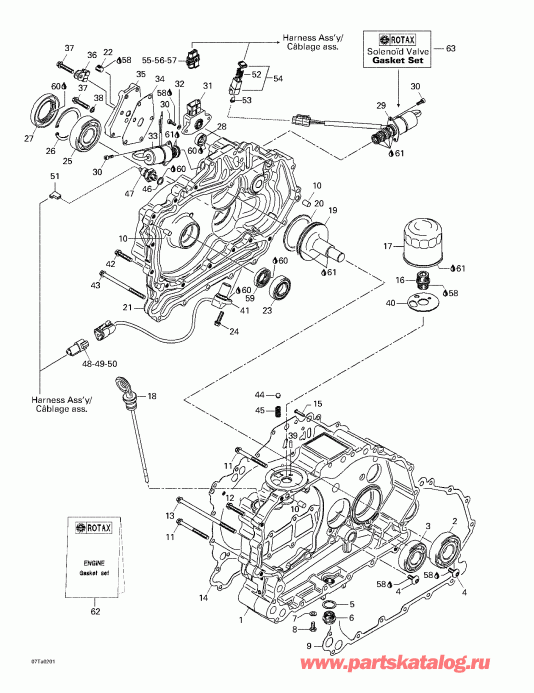   Traxter XT, 2002  - Clutch Housing And Cover