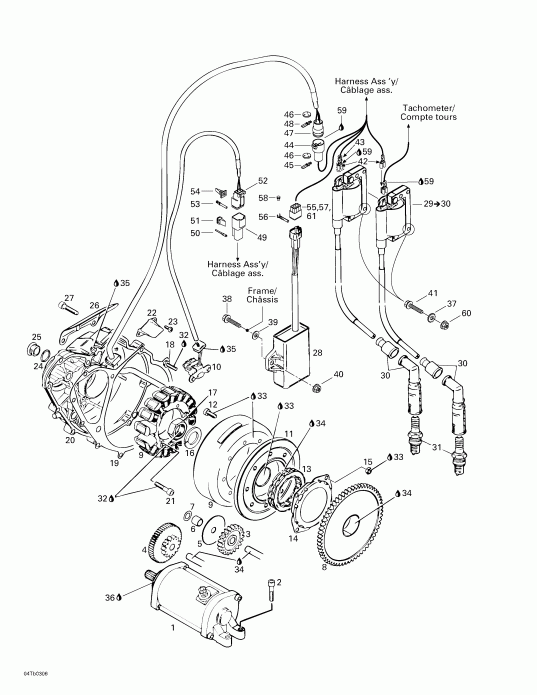   DS 650, 2003 - Ignition