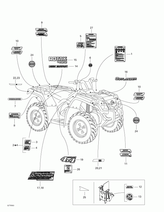   Outlander 400, 2003  - 