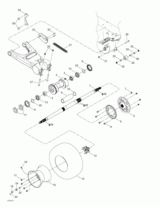   Rally, 2003 - Drive System, Rear