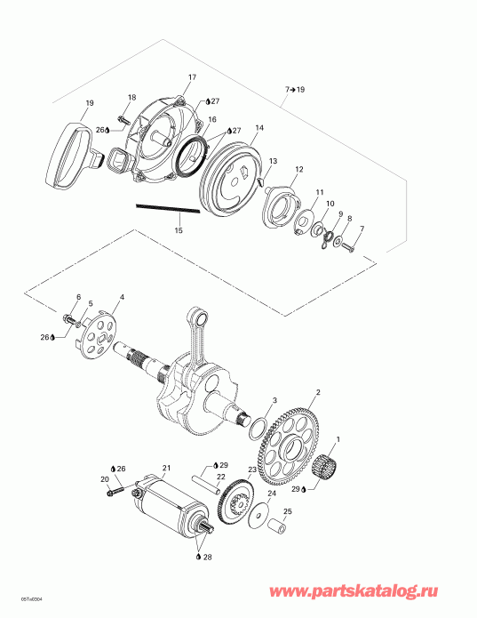   Traxter Autoshift XT, 2003 - Rewind Starter, Electric Starter
