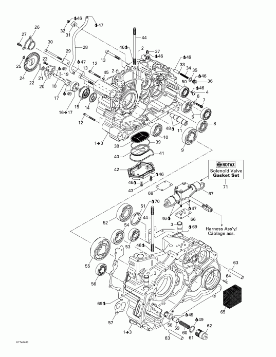   Traxter XL, 2004 - Crankcase