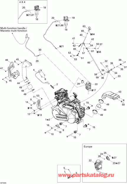  Bombardier  Outlander 400 XT 4 X 4, 2005 -    Sport