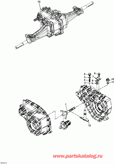  Bombardier Sarasota 1000, 2005 - Transmission, Transaxle Range Shift