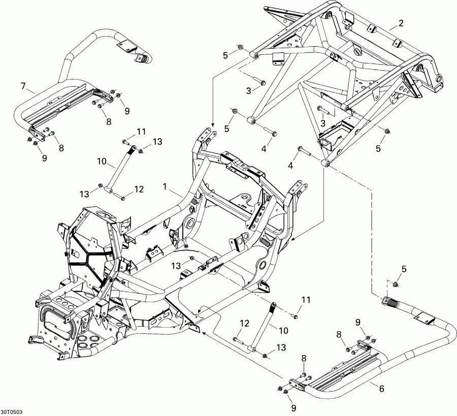 ATV Bombardier Traxter XL, 2005 - , System
