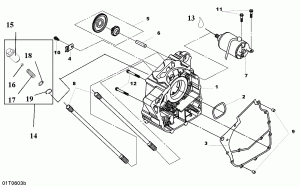 01-    Half (01- Right Crankcase Half)