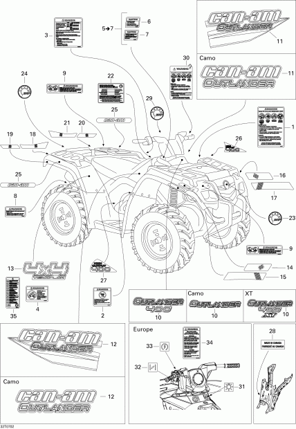   Outlander 400 XT 4 X 4, 2007  -  Xt