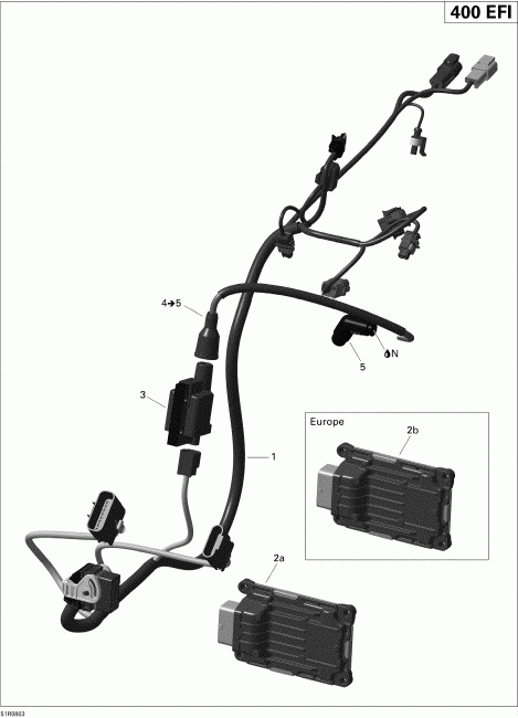 BRP Outlander 400 EFI XT, 2008  -     Electronic Module