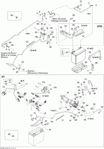 ATV BRP - Electrical System Xt