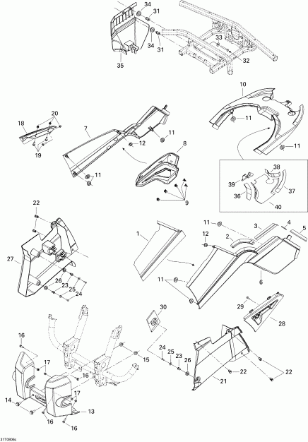 ATV BRP  Outlander MAX 400 EFI STD, 2008 -    3, Std