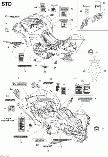  BRP - Decals