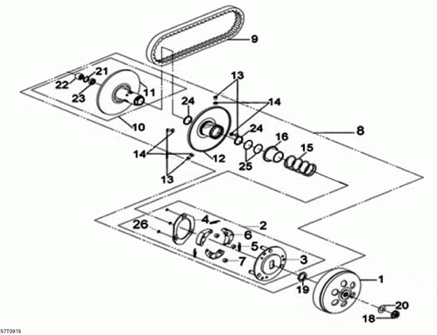  Bombardier - Driven Pulley