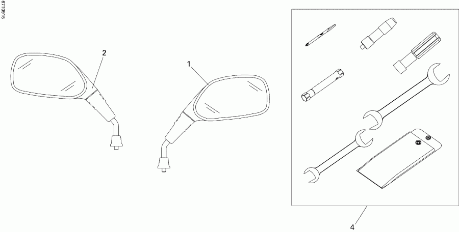 BRP - Mirrors And Tools