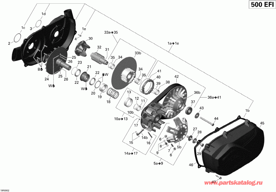 ATV  Outlander 500 EFI XT, 2009 - 