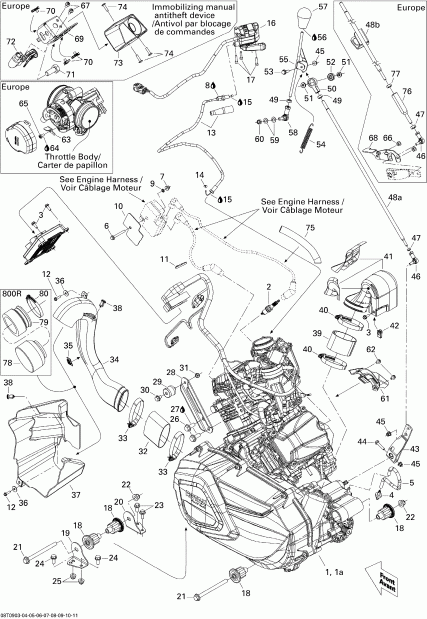  BRP Outlander 800R EFI, 2009  -    Sport