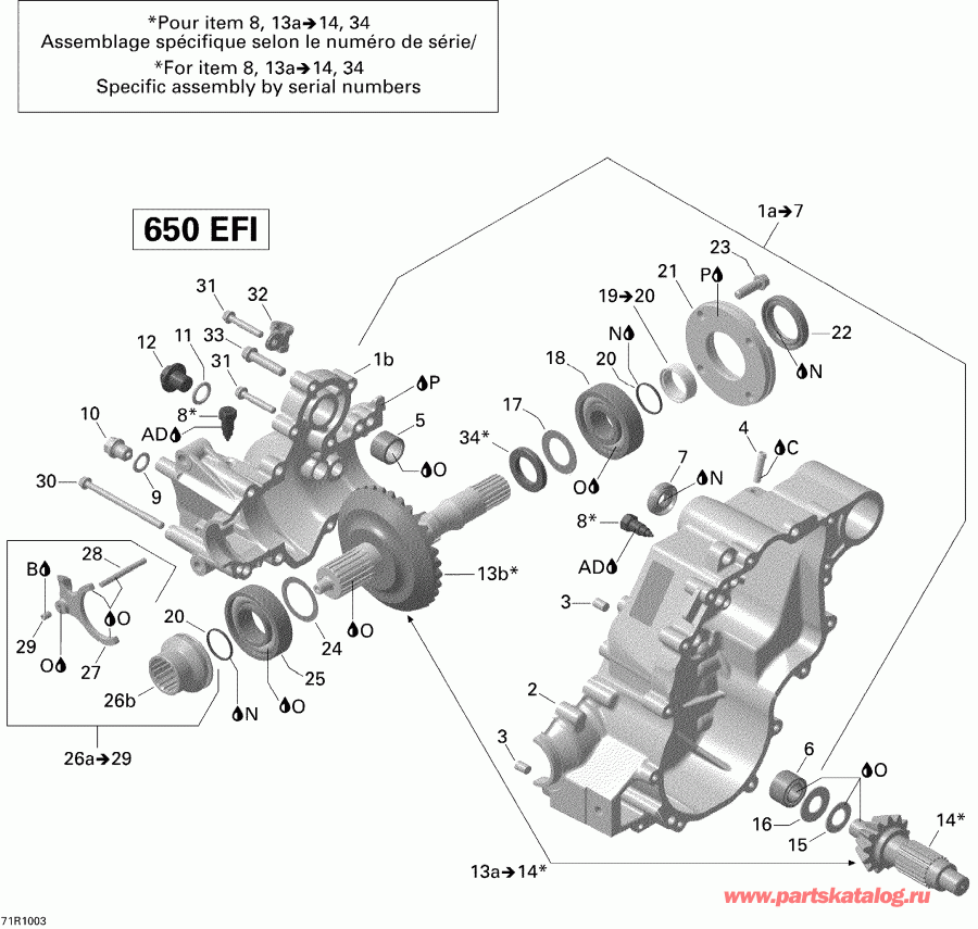    Outlander Max 650 EFI, 2010 -  Box Output 