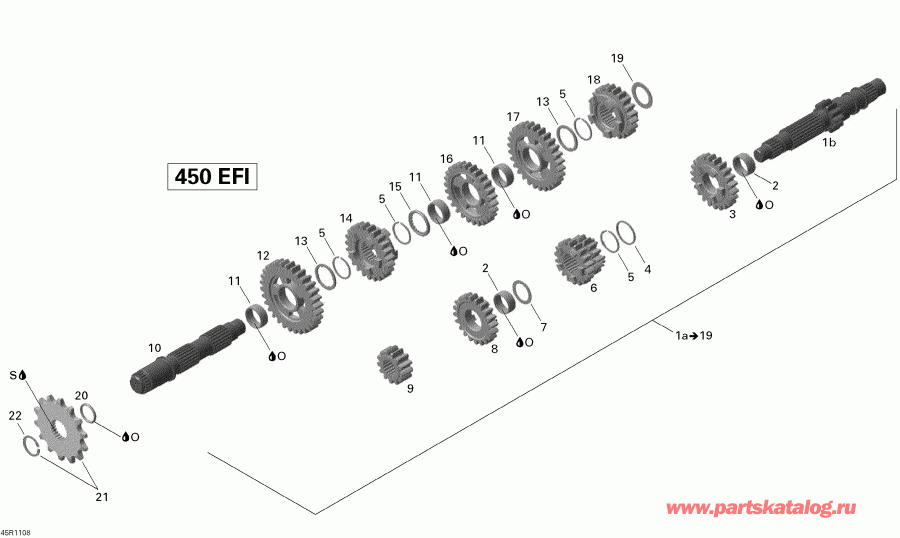   DS 450 EFI, 2011  -  Box