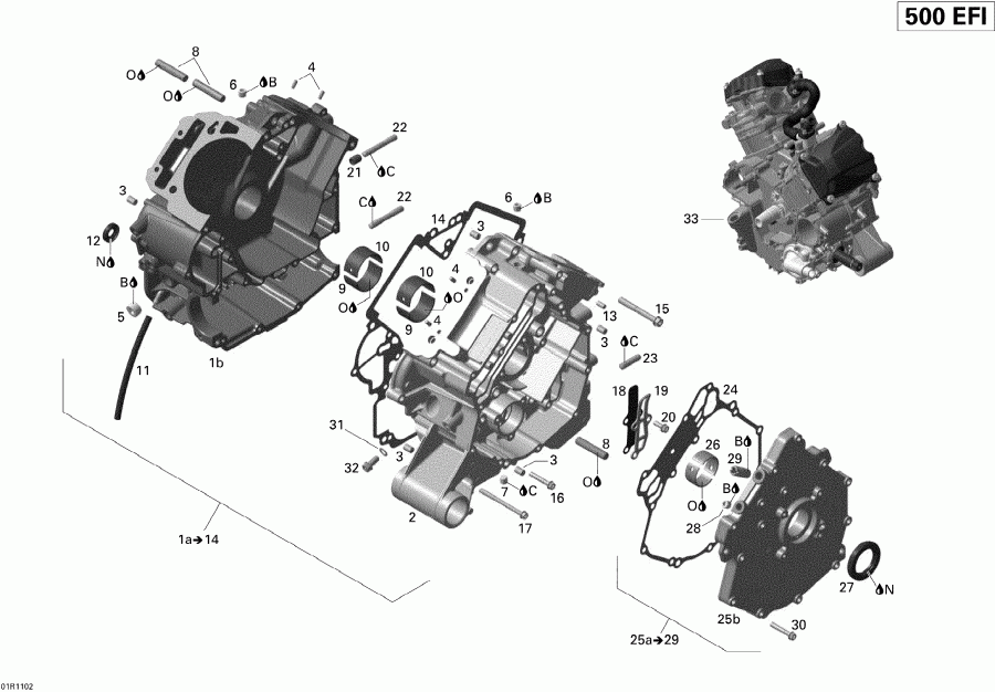 ATV Bombardier Outlander 500 EFI, 2011 -  