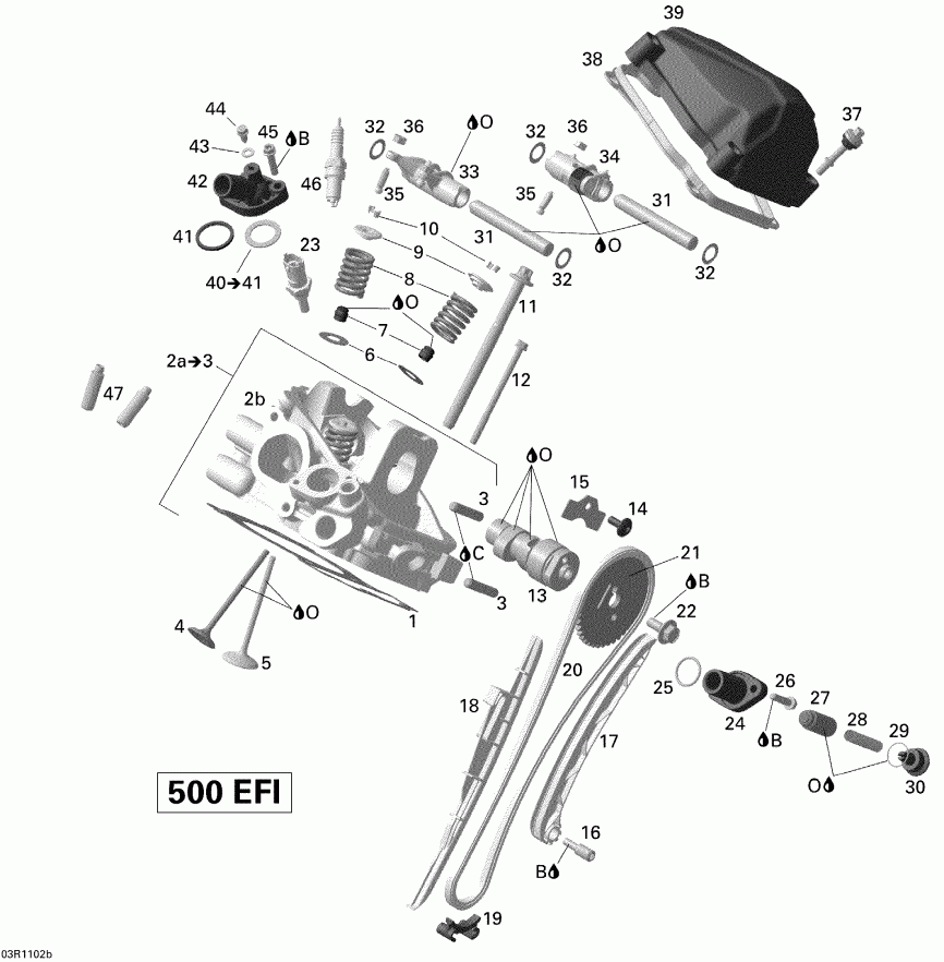 Outlander 500 EFI, 2011 -   , Rear