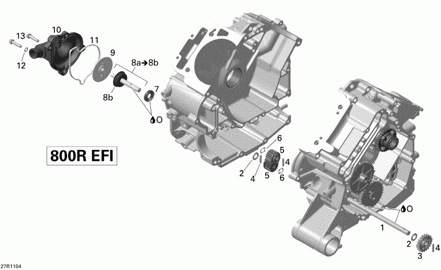   Renegade 800R EFI, Xxc, 2011 - Engine Cooling