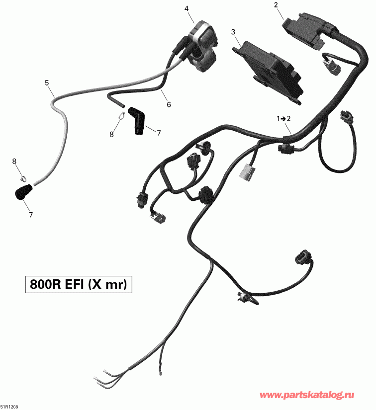   Outlander 800REFI Xmr, 2012  -     Electronic Module