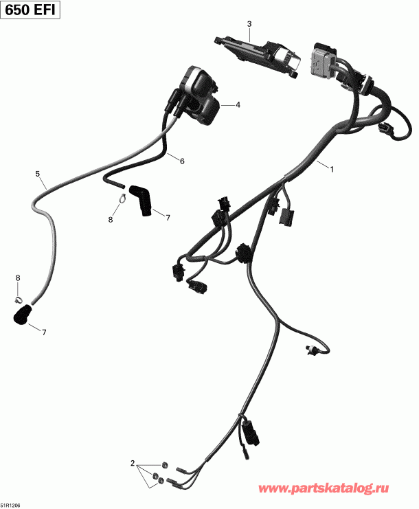    Outlander MAX 650EFI STD, XT & XT-P, 2012 -     Electronic Module