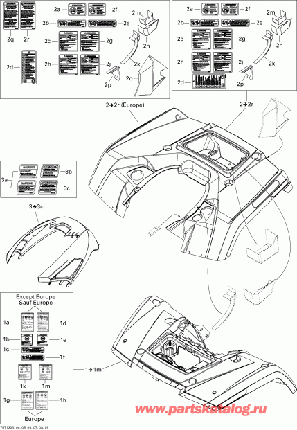  - Fender  Central Panel Kit