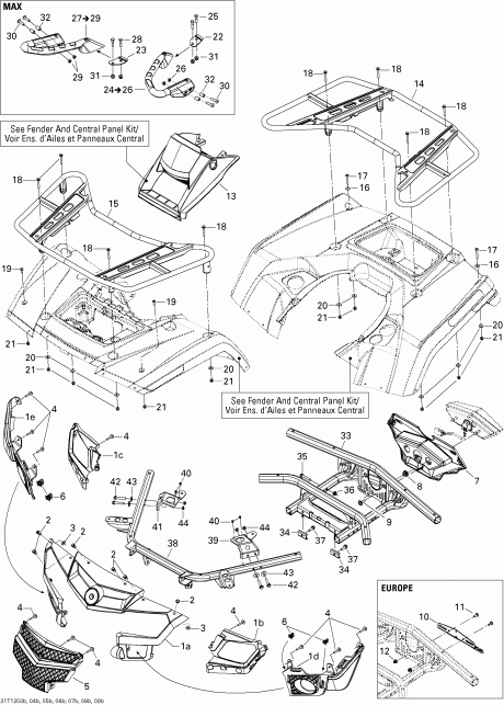   Outlander MAX 800REFI STD, XT & XT-P, 2012  -    2