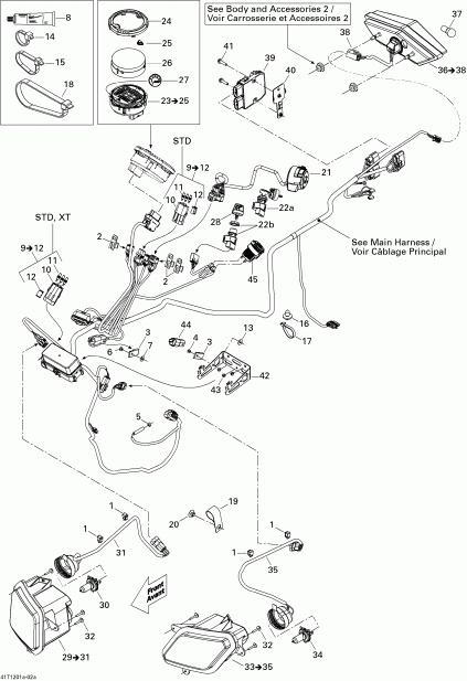  BRP  Outlander STD, XT, 400 EFI, 2012 - Electrical Accessories 1