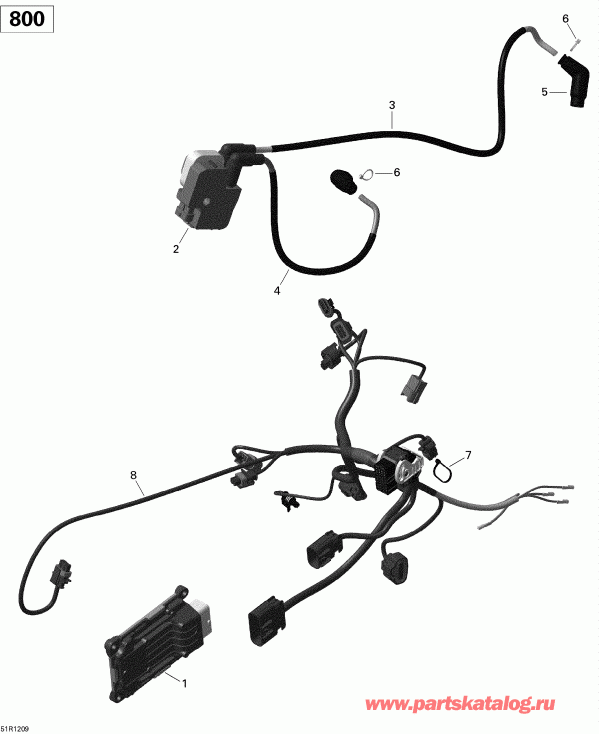 ATV - Engine Harness And Electronic Module Outlander