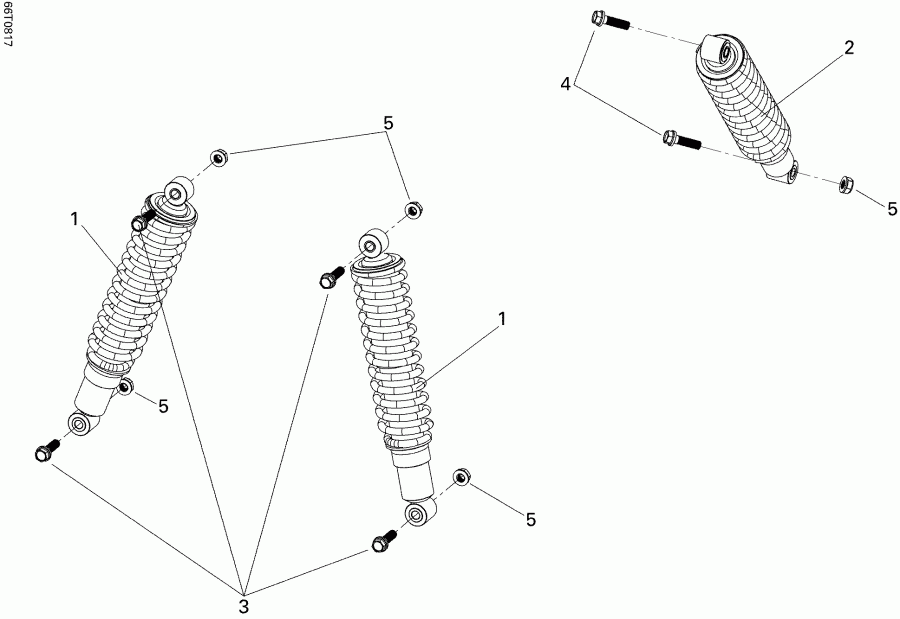 DS 250 NA, CE & INT, 2013  - Shocks