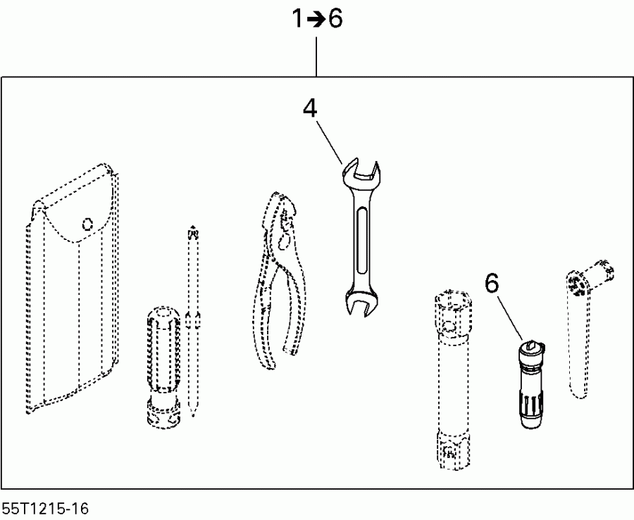  BRP DS 450EFI Xxc, Xmx, 2014  - Tools