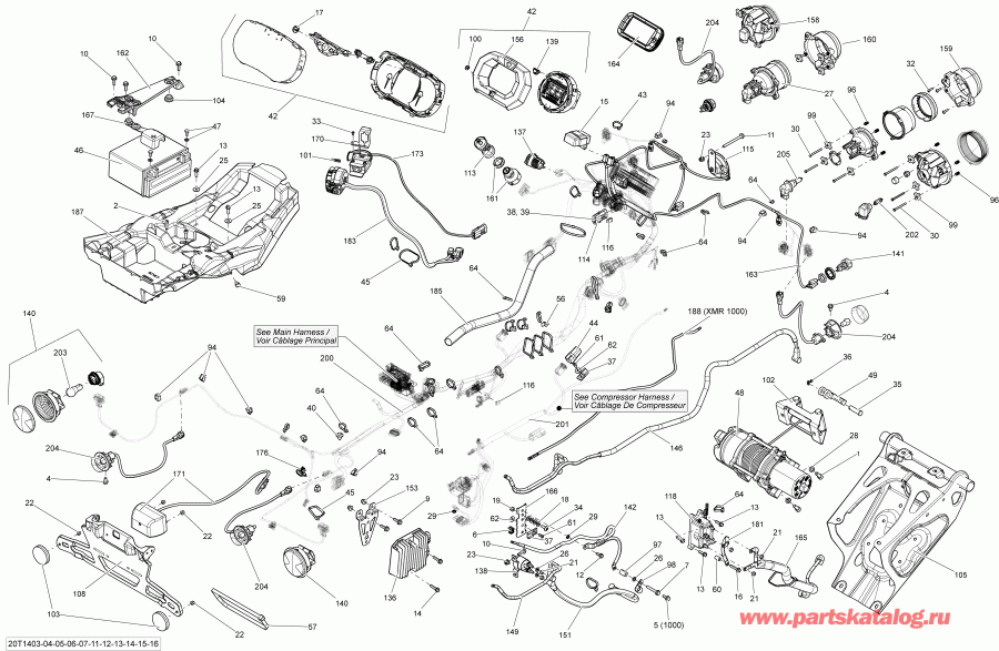 ���������� Bombardier Outlander 1000EFI, DPS, XT & XT-P, 2014 ������ - ��������� System