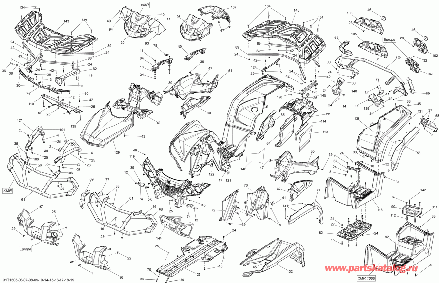 ������������  ������ Outlander 1000 EFI, 2015 - 31t1510