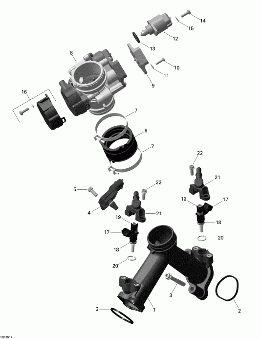  BRP Outlander 6X6 650 EFI, 2015  - 18r1517