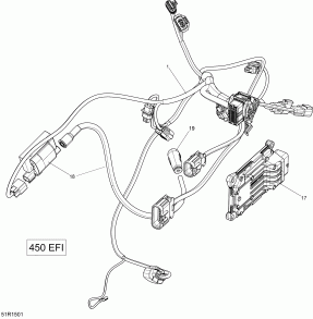 10-     Electronic Module _51r1501 (10- Engine Harness And Electronic Module _51r1501)